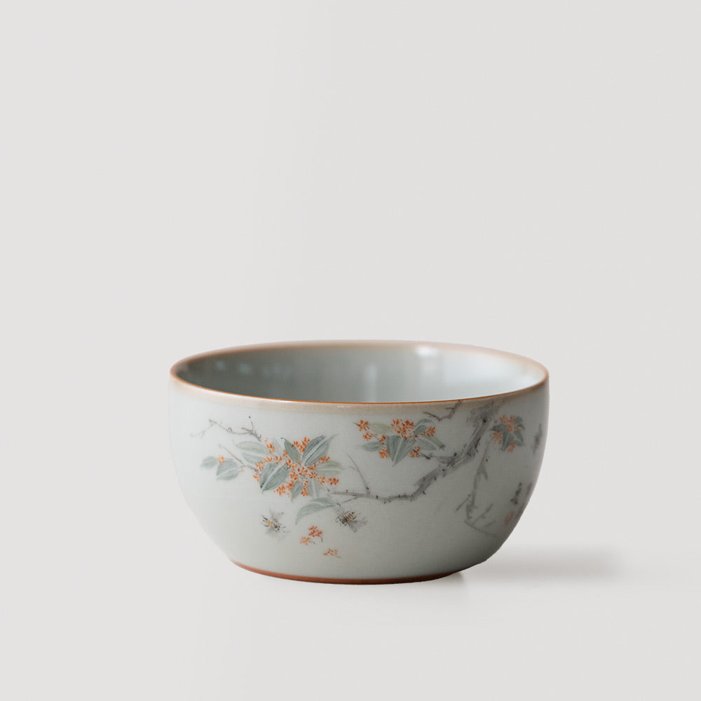 Tasse à thé en céramique bleu ciel Ru