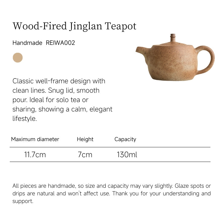 Wood-Fired jinglan Teapot
