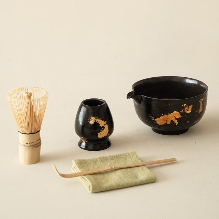 ジラン抹茶碗セット – 日本の茶道の完全なキット