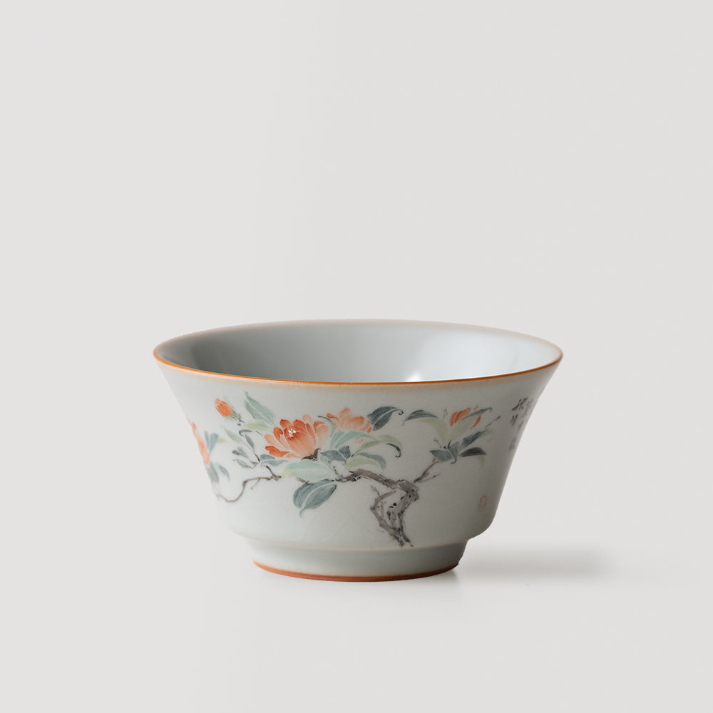 スカイブルー 瑠璃陶器 ティーカップ