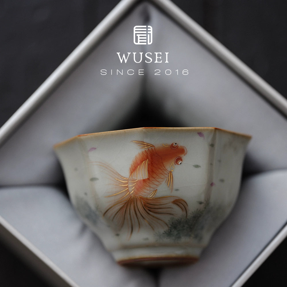 Tasse à thé en céramique bleu ciel Ru