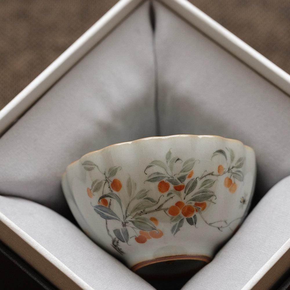 Tasse à thé en céramique bleu ciel Ru
