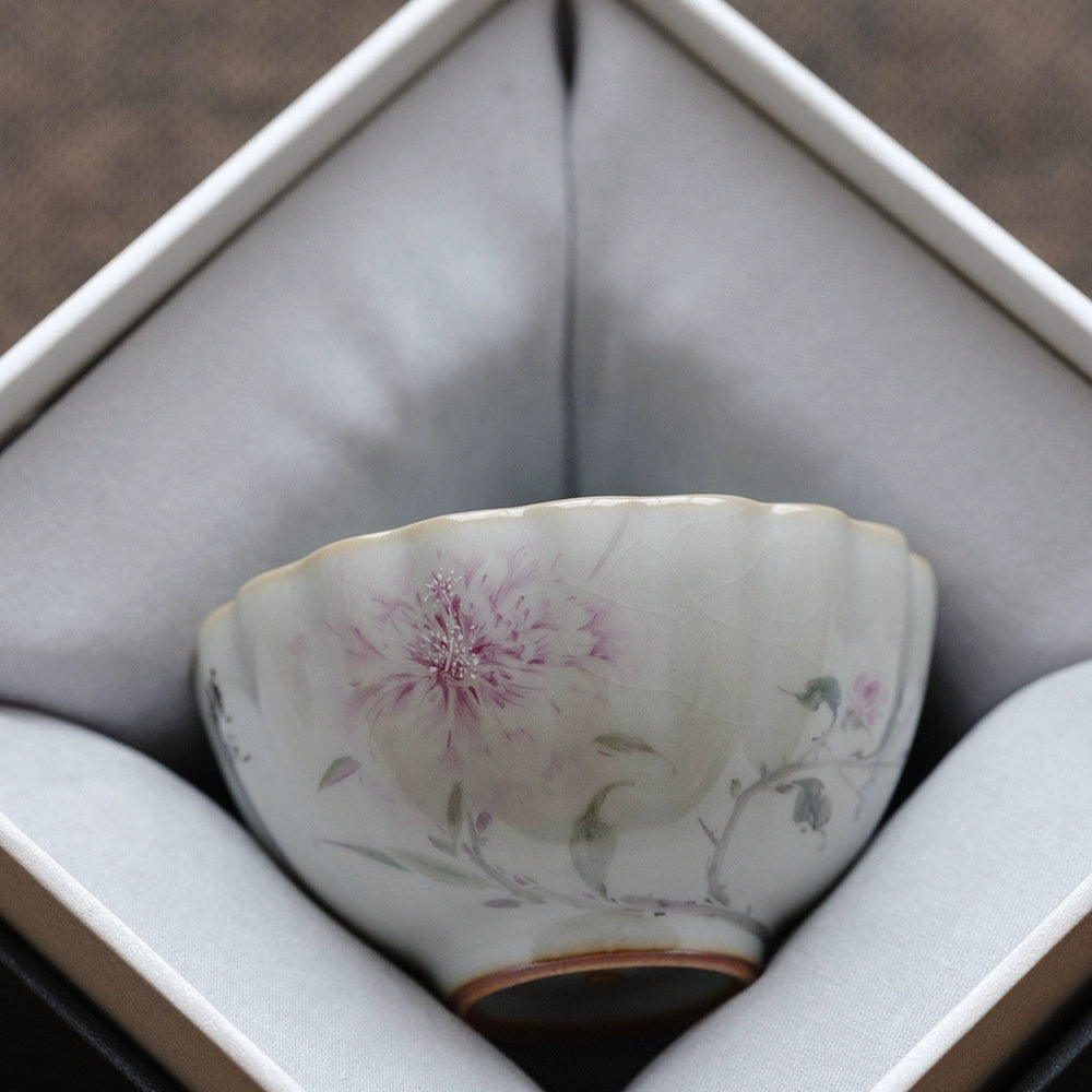 Tasse à thé en céramique bleu ciel Ru