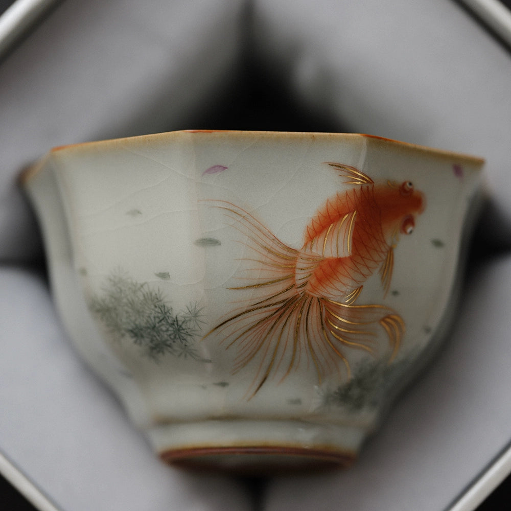 Tasse à thé en céramique bleu ciel Ru