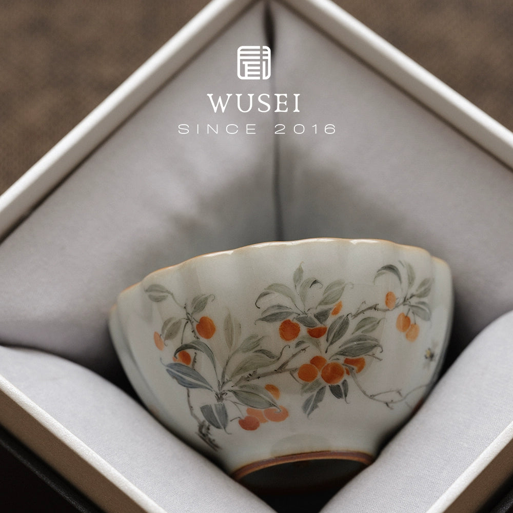 Tasse à thé en céramique bleu ciel Ru