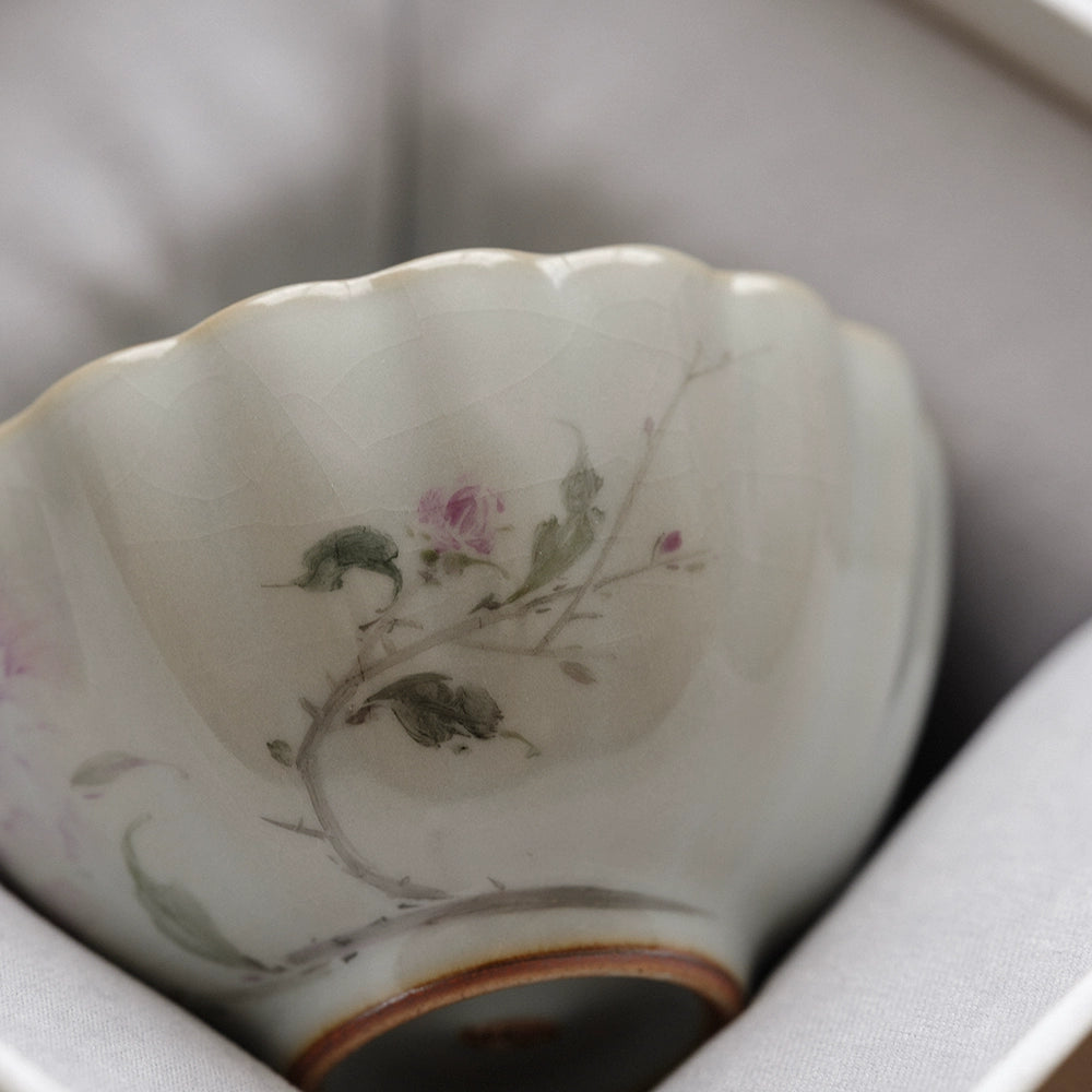 Tasse à thé en céramique bleu ciel Ru