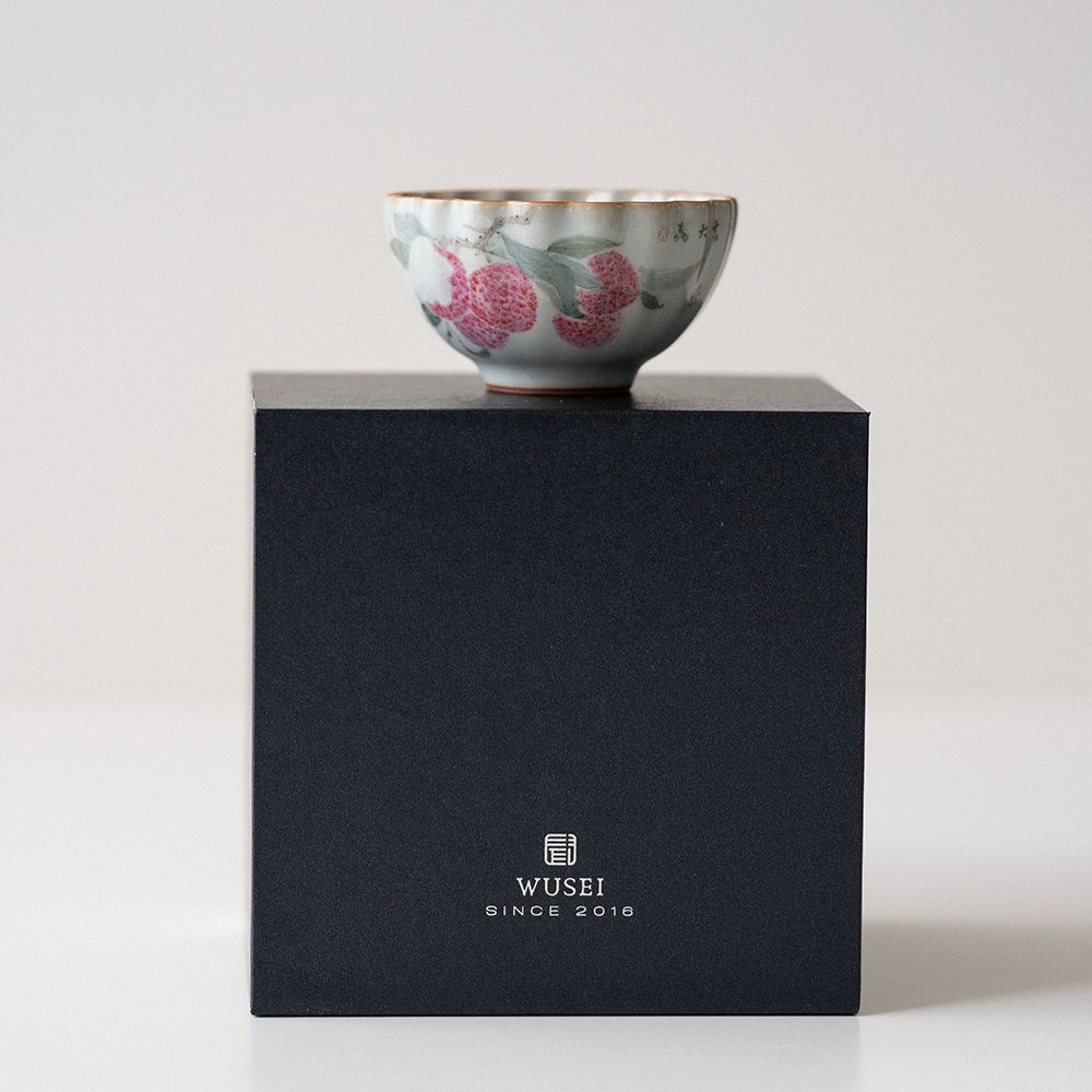 Tasse à thé en céramique bleu ciel Ru