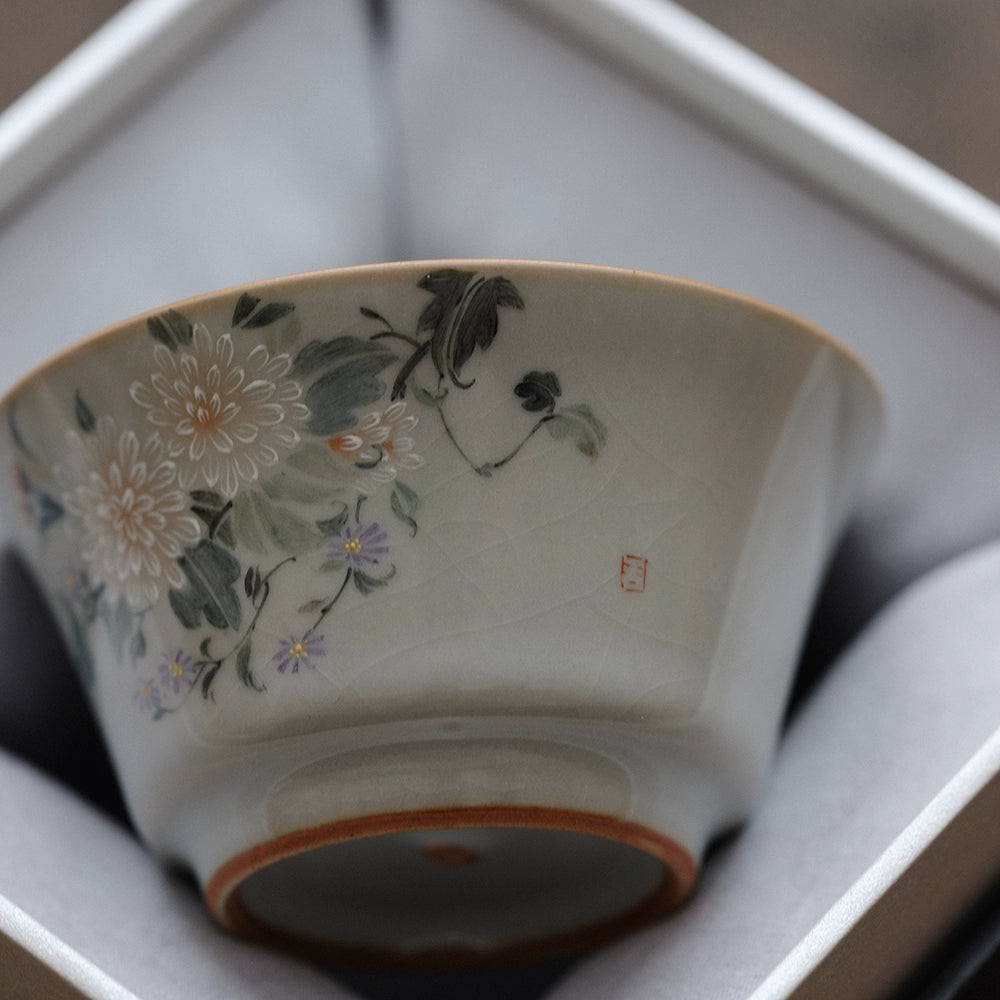 Tasse à thé en céramique bleu ciel Ru