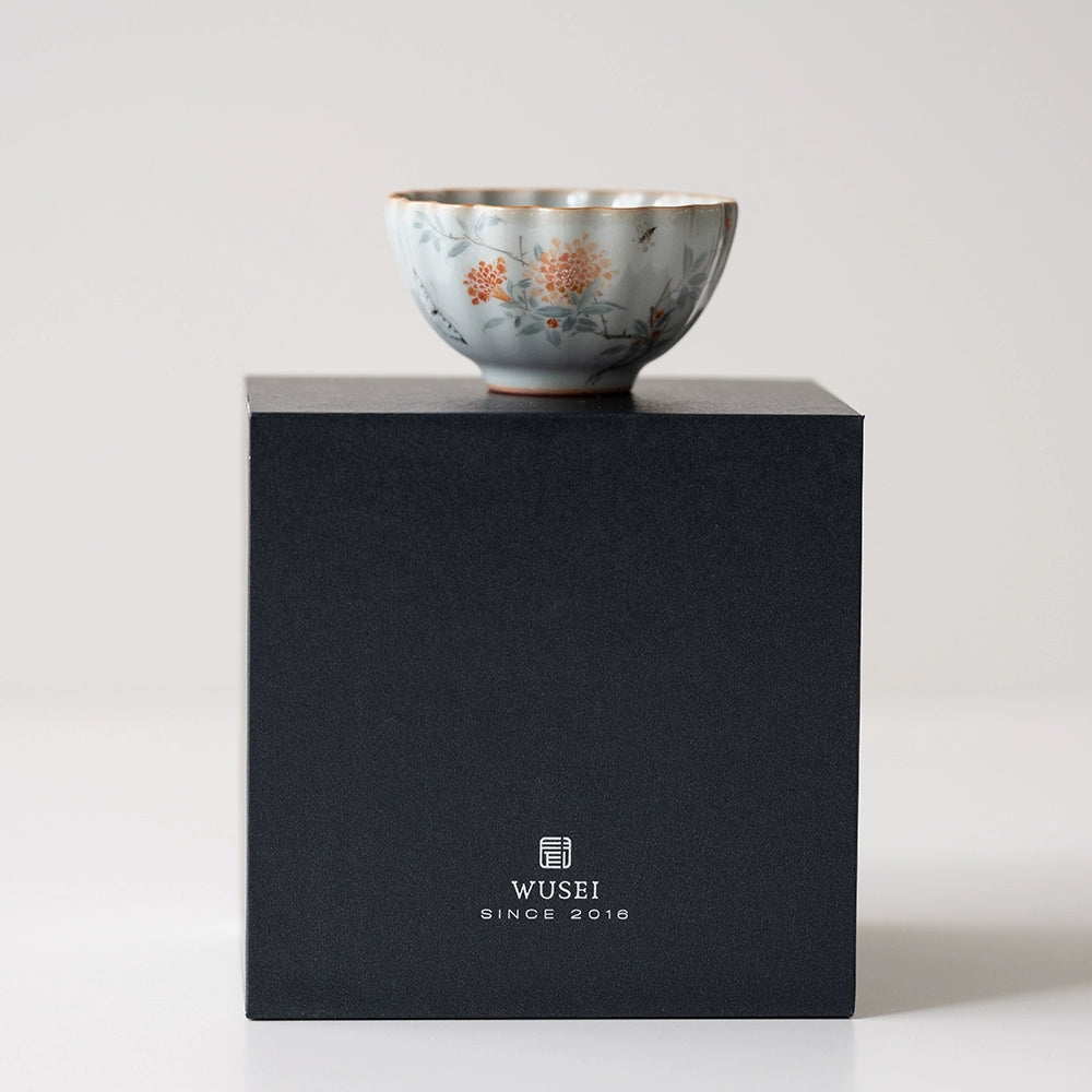 Tasse à thé en céramique bleu ciel Ru