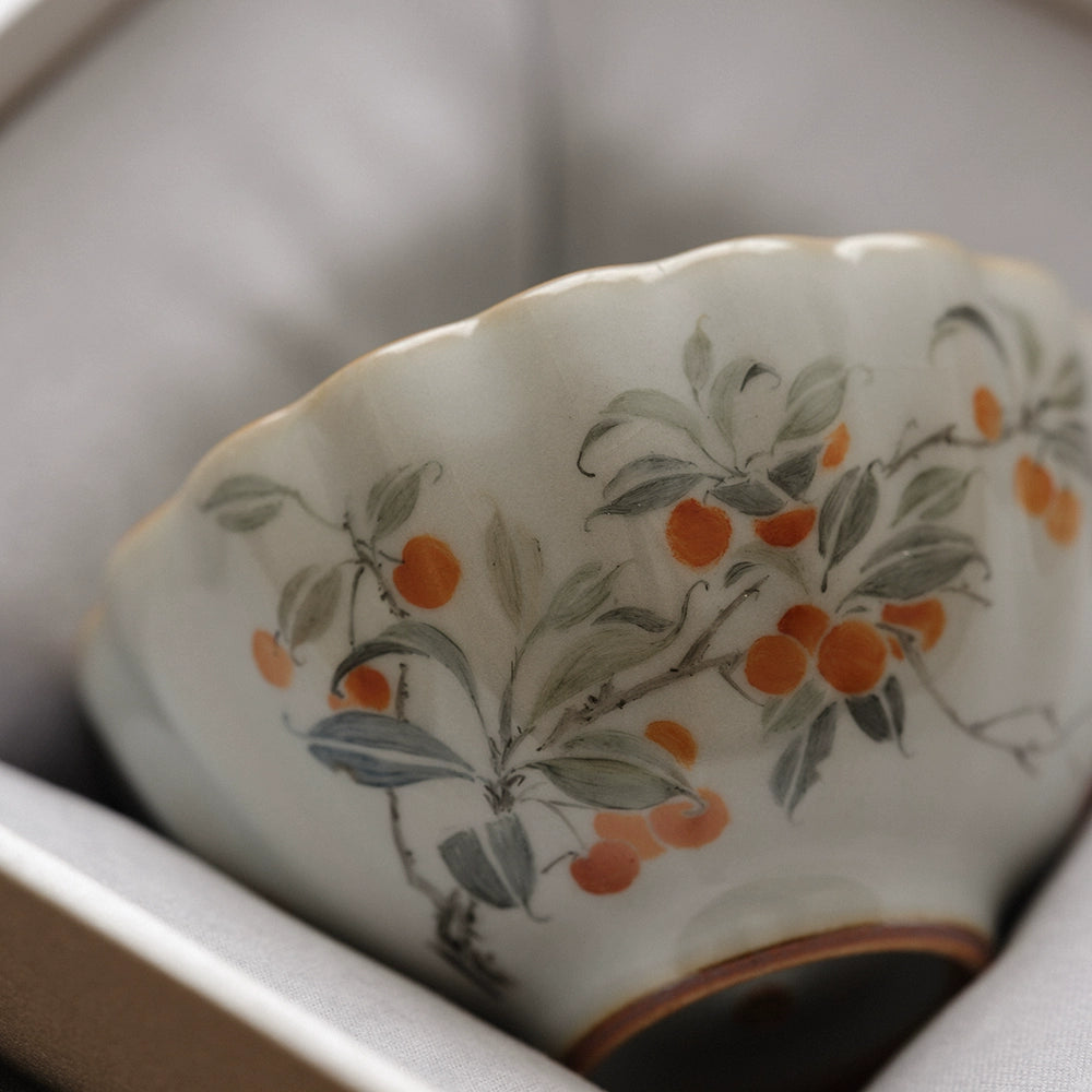 Tasse à thé en céramique bleu ciel Ru