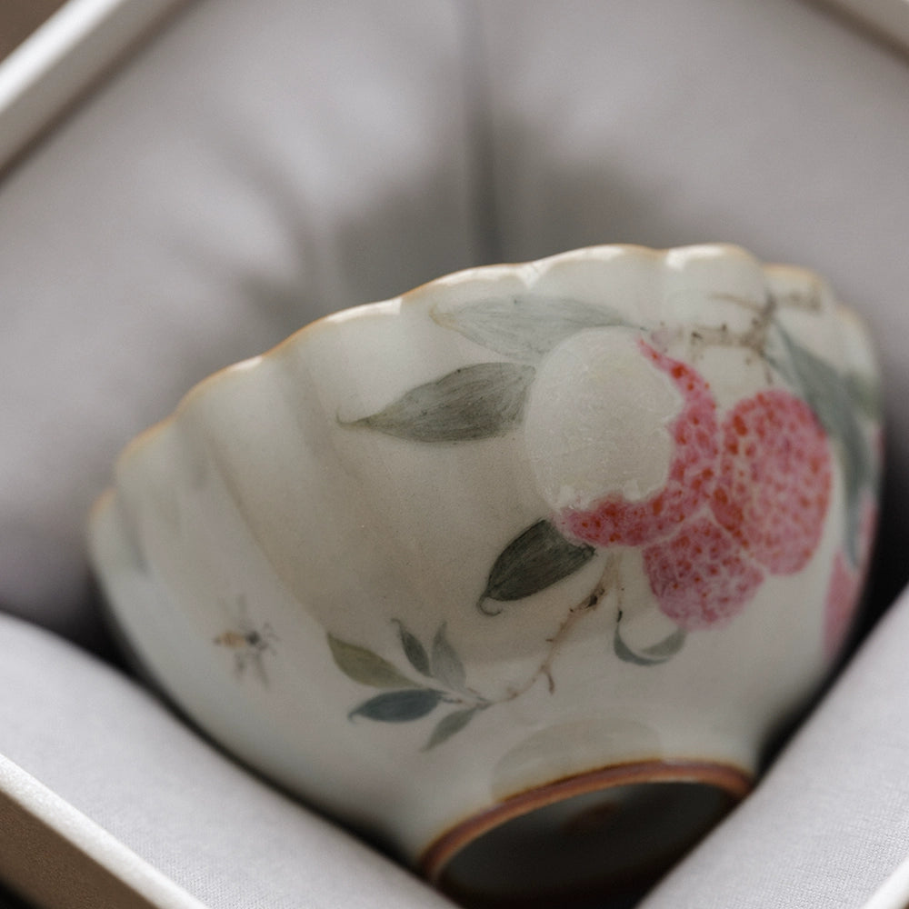 Tasse à thé en céramique bleu ciel Ru