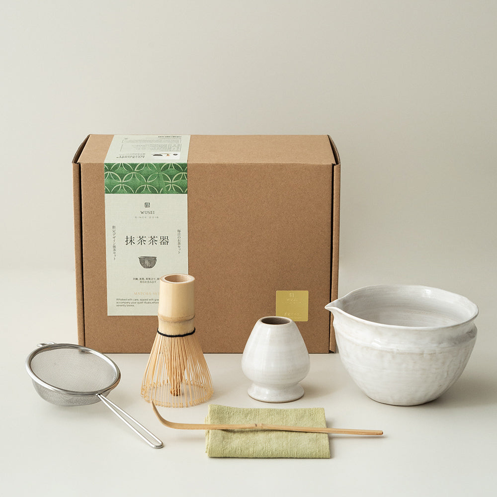 Ensemble de fouets à matcha WUSEI – Kit complet pour la cérémonie du thé japonaise