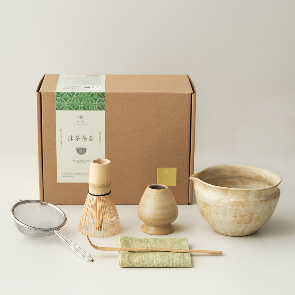 Ensemble de fouets à matcha WUSEI – Kit complet pour la cérémonie du thé japonaise