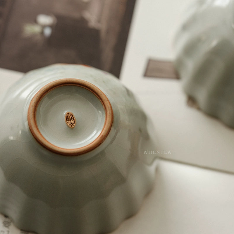 Tasse à thé en céramique bleu ciel Ru