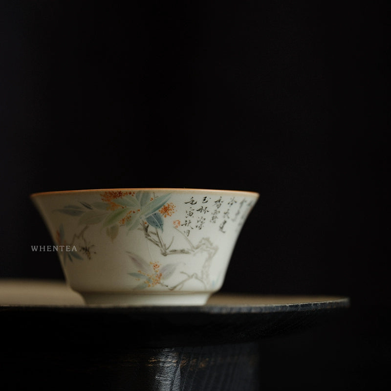 Tasse à thé en céramique bleu ciel Ru