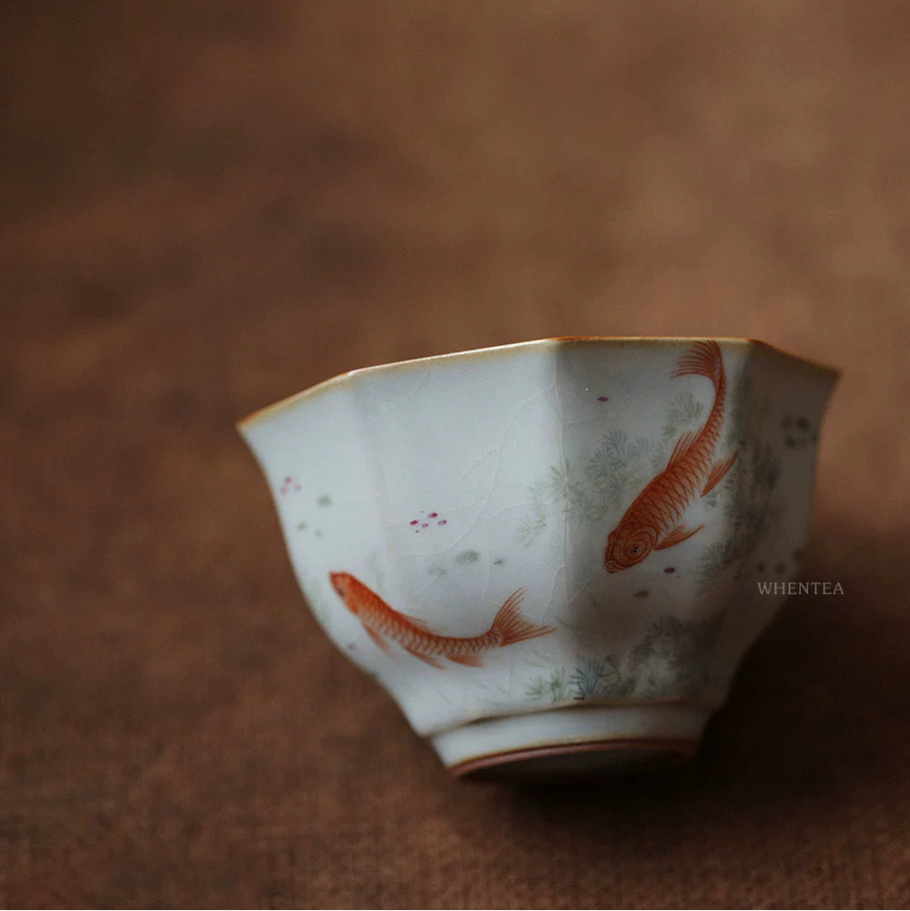 Tasse à thé en céramique bleu ciel Ru