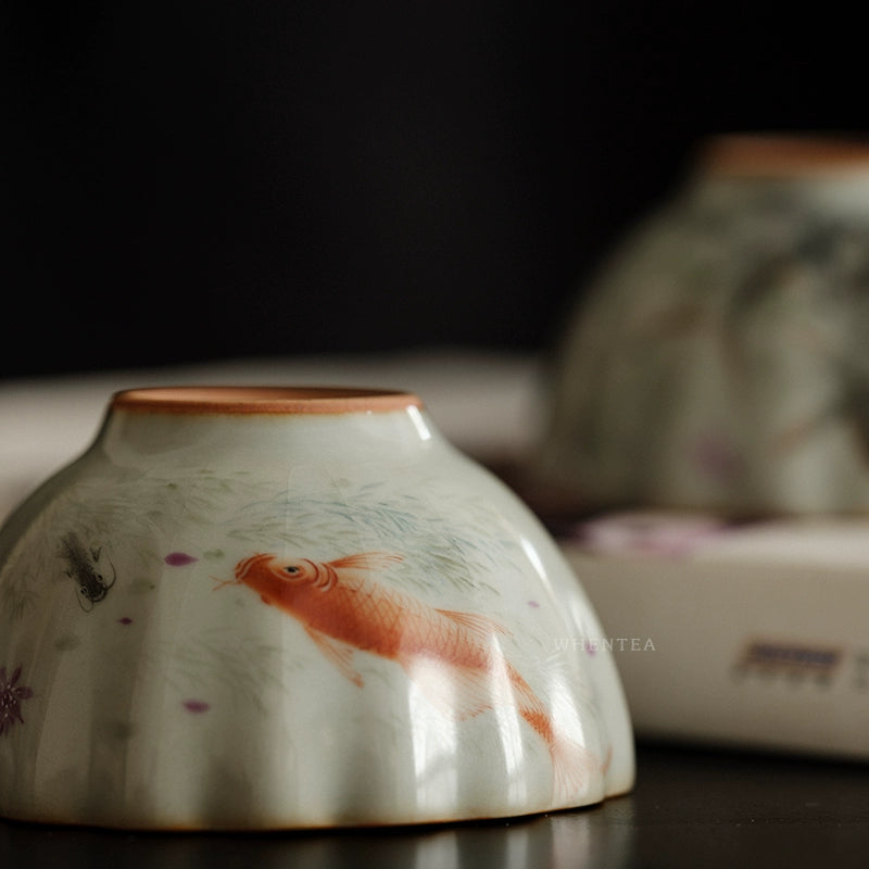 Tasse à thé en céramique bleu ciel Ru