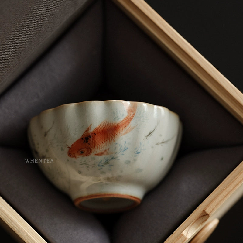 Tasse à thé en céramique bleu ciel Ru