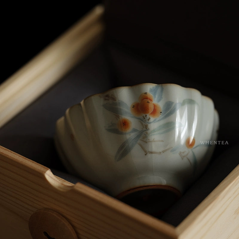 Tasse à thé en céramique bleu ciel Ru