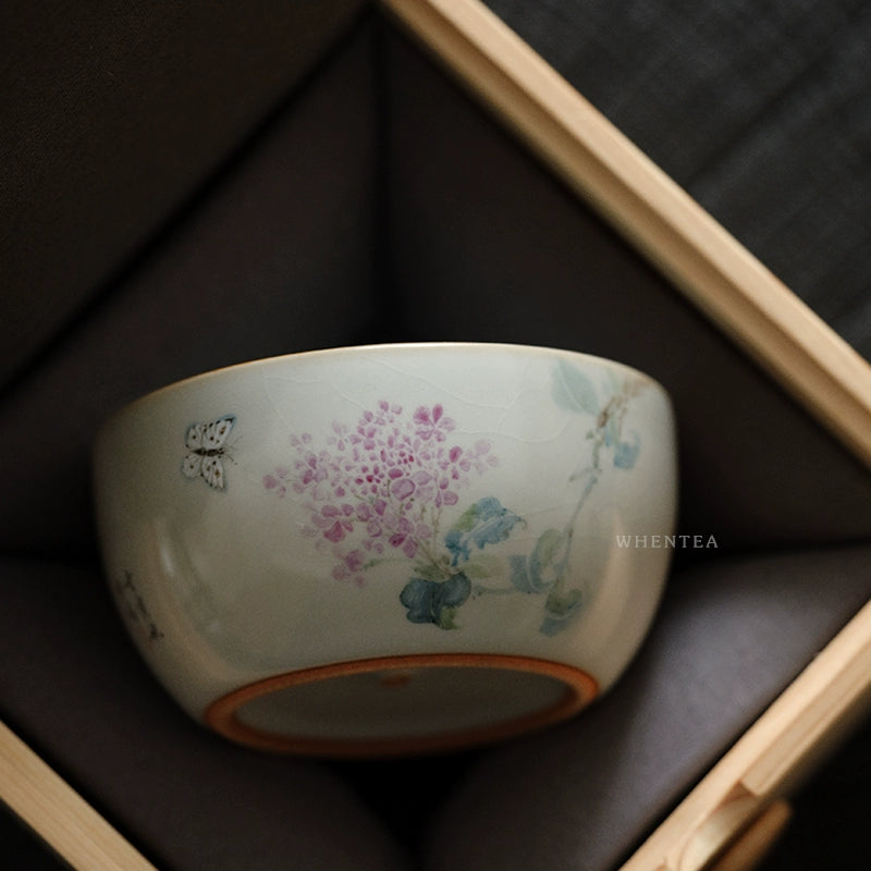 Tasse à thé en céramique bleu ciel Ru
