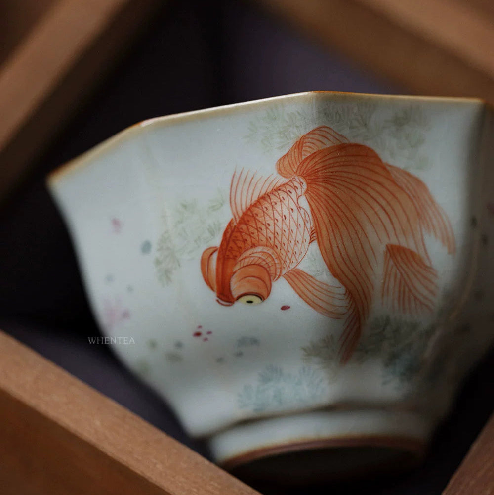 Tasse à thé en céramique bleu ciel Ru