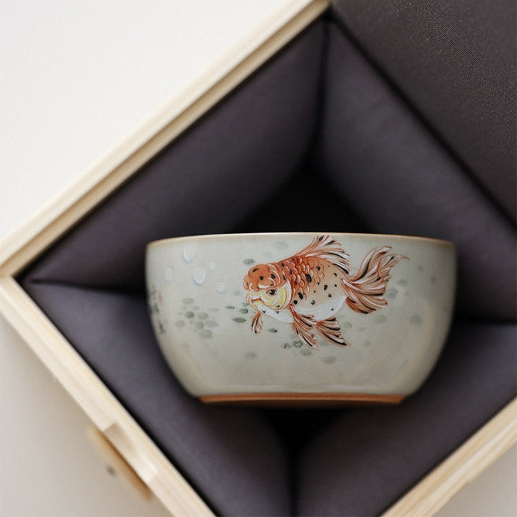 Tasse à thé en céramique bleu ciel Ru