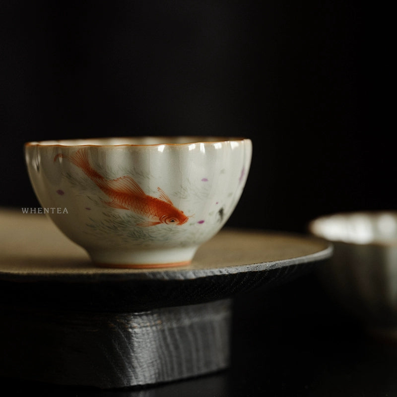 Tasse à thé en céramique bleu ciel Ru