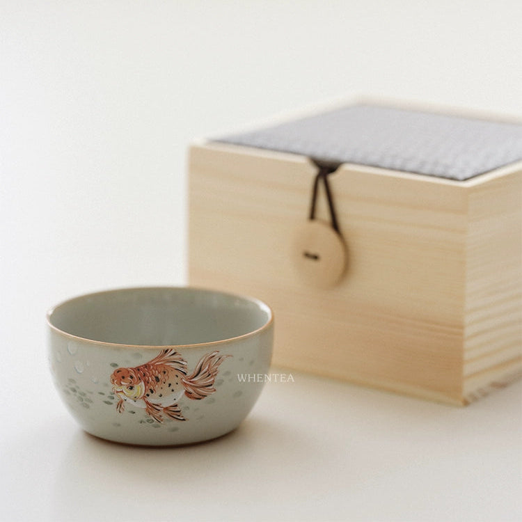 Tasse à thé en céramique bleu ciel Ru