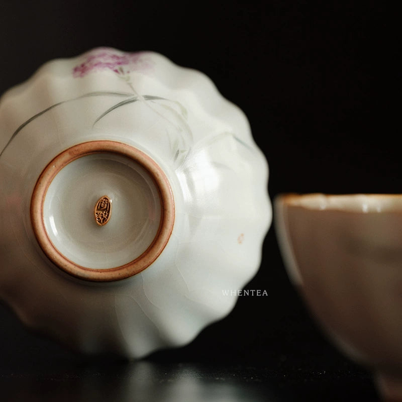 Tasse à thé en céramique bleu ciel Ru