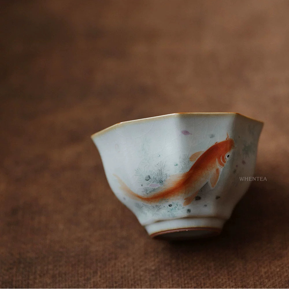 Tasse à thé en céramique bleu ciel Ru