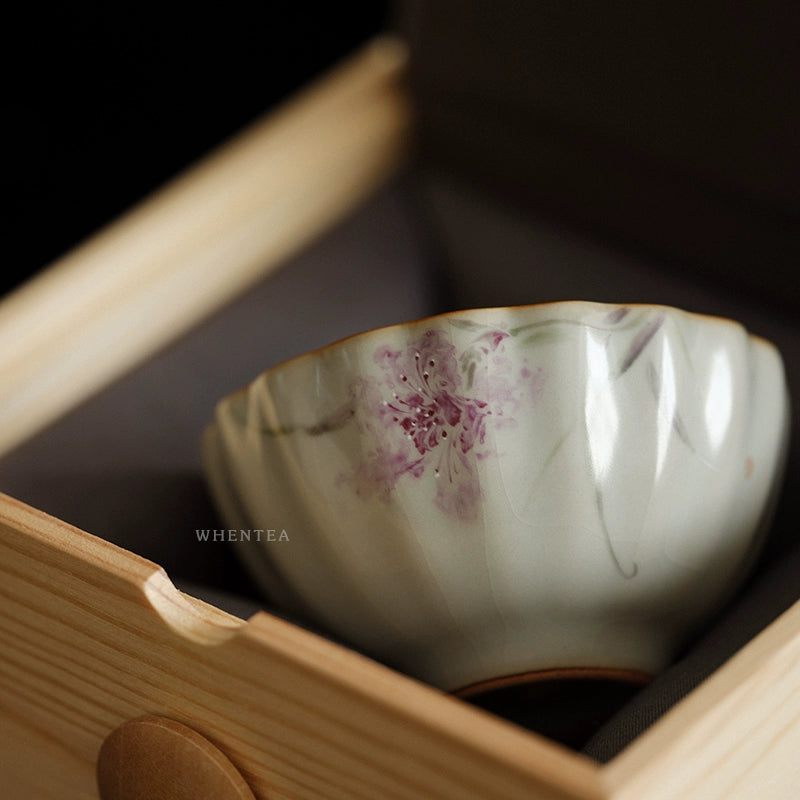 Tasse à thé en céramique bleu ciel Ru