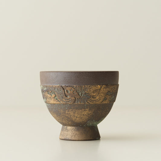 Bronze-Glazed Teapot