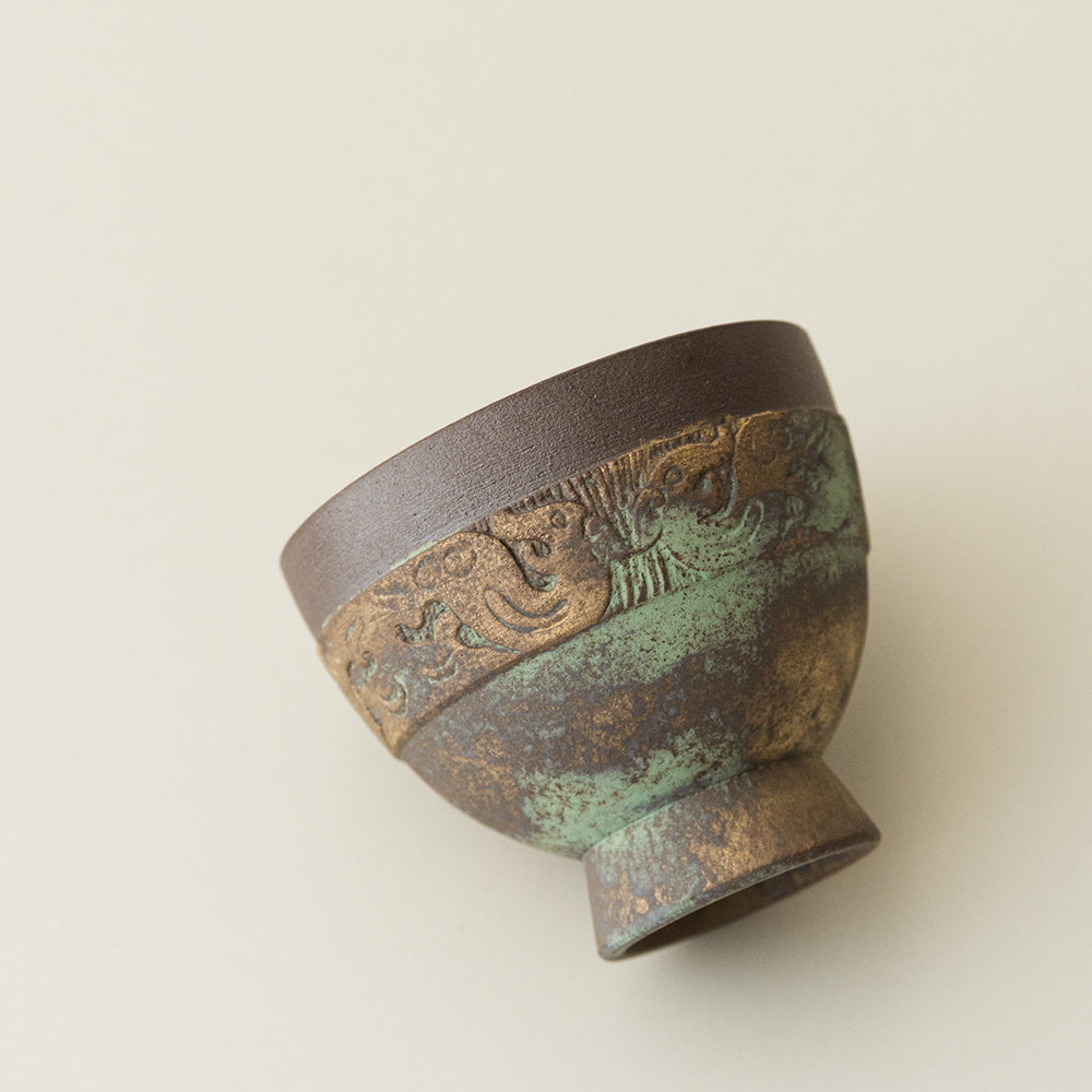 Bronze-Glazed Teapot