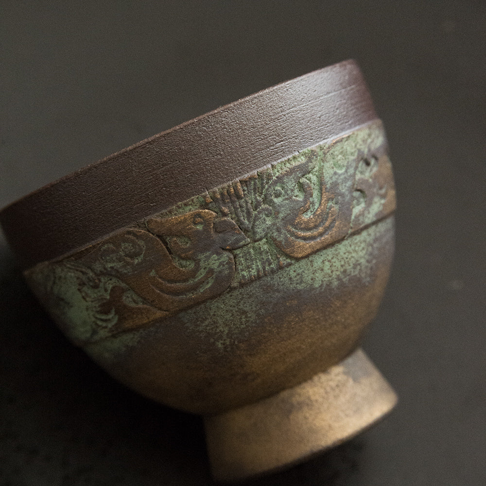 Bronze-Glazed Teapot