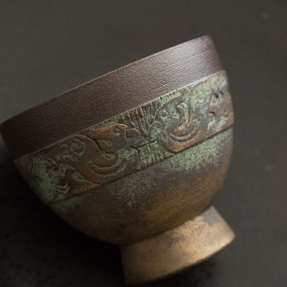 Bronze-Glazed Teapot