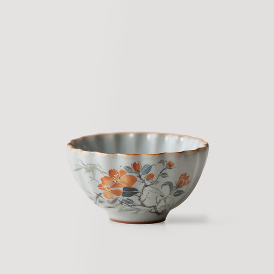 スカイブルー 瑠璃陶器 ティーカップ