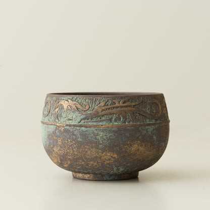 Bronze-Glazed Tea Wash