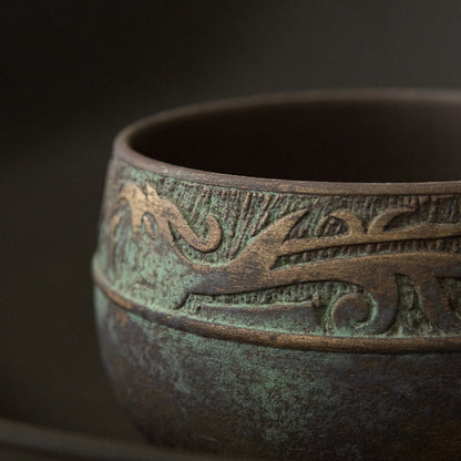 Bronze-Glazed Tea Wash