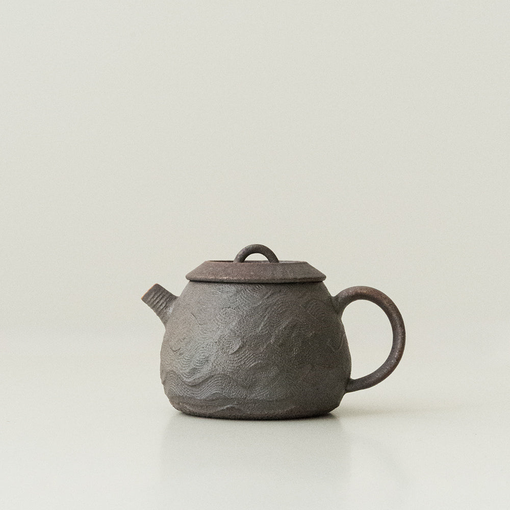 薪焼き雲型ティーポット
