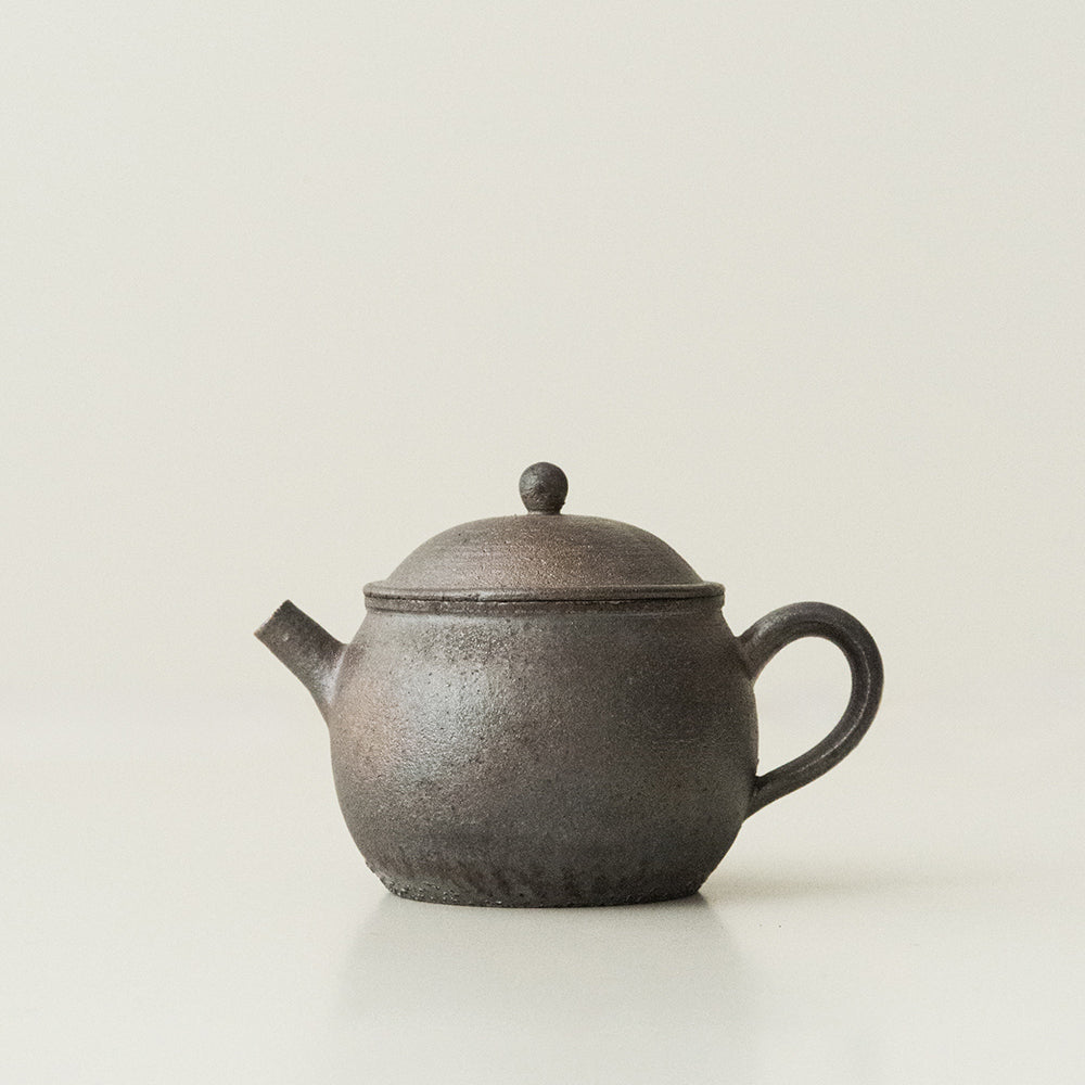 薪焼き深型丸型ティーポット