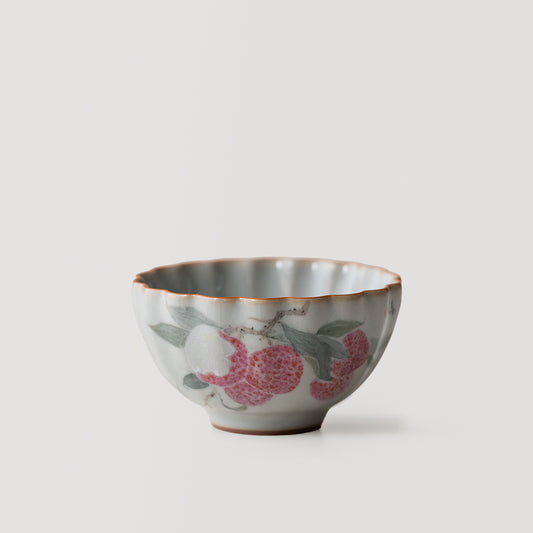 スカイブルー 瑠璃陶器 ティーカップ