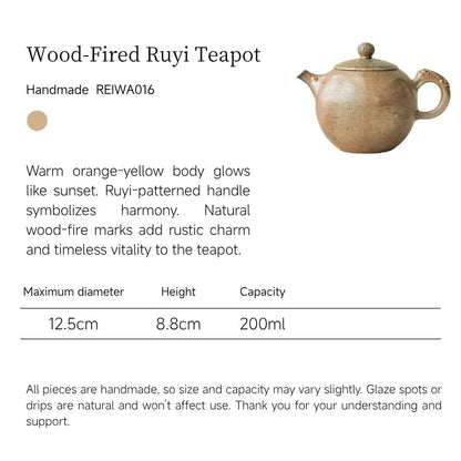 Wood-Fired Ruyi Teapot