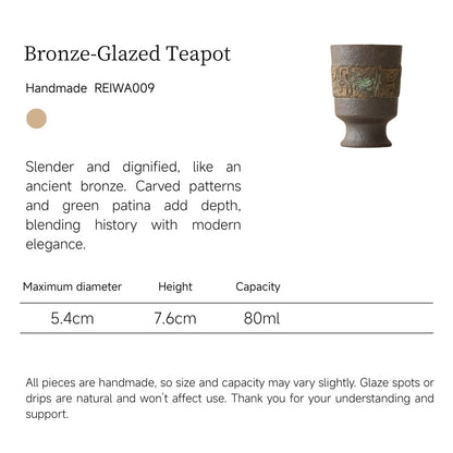 Bronze-Glazed Teapot
