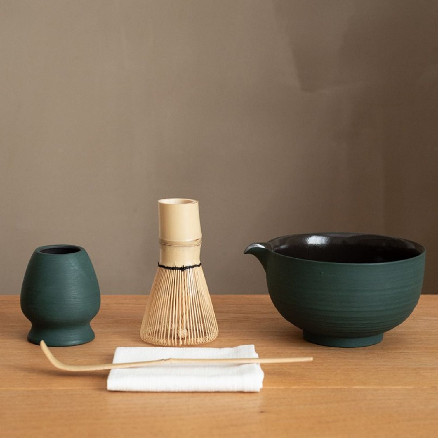 Shimmer Matcha Whisk Set(Turquoise Green)