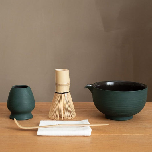 Shimmer Matcha Whisk Set(Turquoise Green)