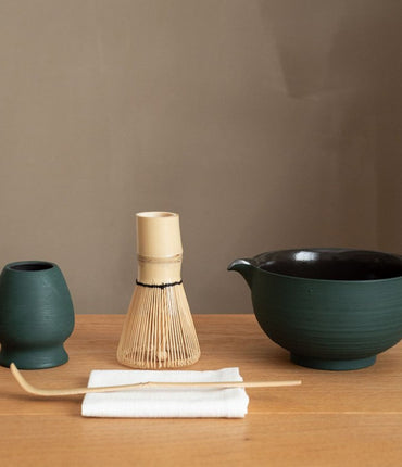 Shimmer Matcha Whisk Set(Turquoise Green)