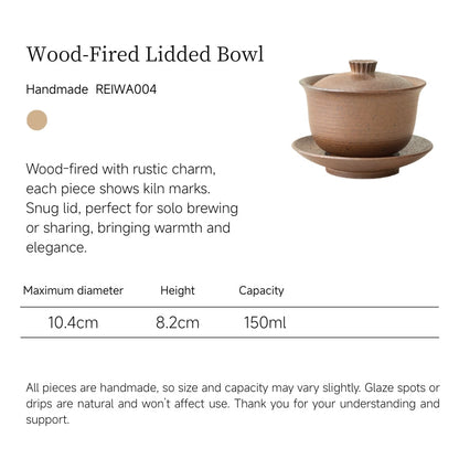 Wood-Fired Lidded Bowl