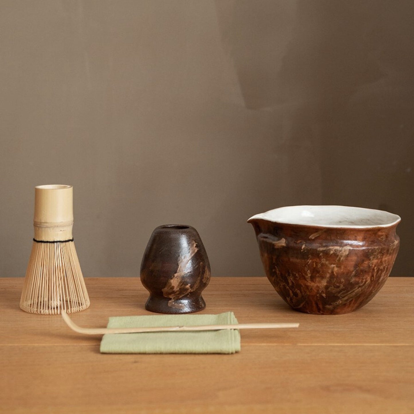 Ensemble de fouets à matcha WUSEI – Kit complet pour la cérémonie du thé japonaise