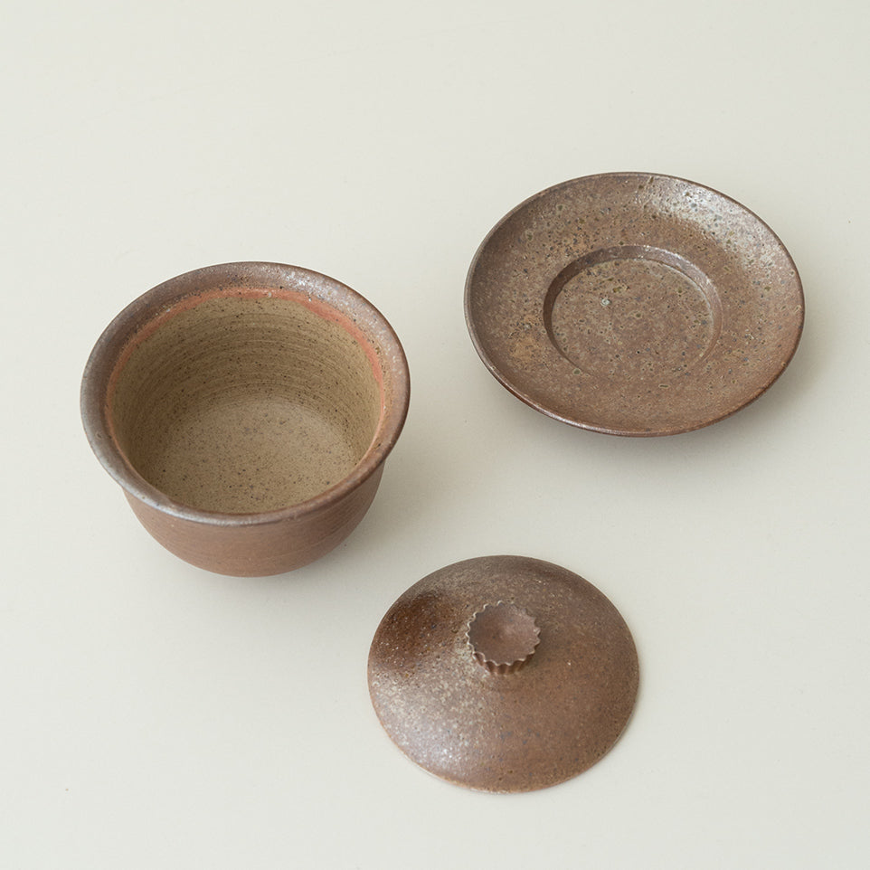 Wood-Fired Lidded Bowl