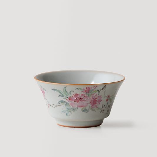 スカイブルー 瑠璃陶器 ティーカップ